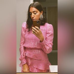 Saloni dress in pink from Barney’s